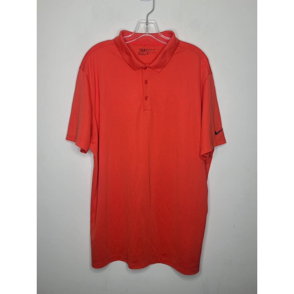 Nike Golf dri-fit short sleeve polo shirt - bright orange - XL Standard Fit